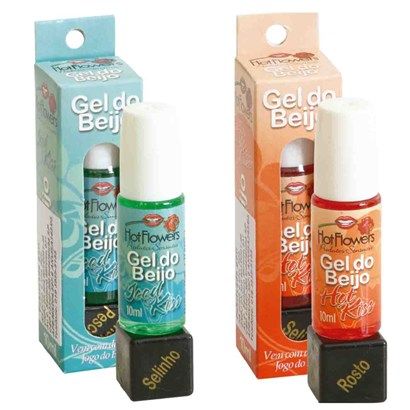 Gel do Beijo 10Ml com Dado Hot Flowers